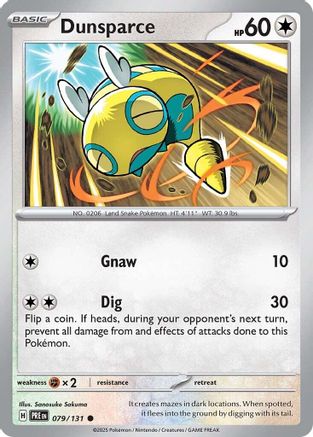 Dunsparce 079/131 - SV Prismatic Evolutions