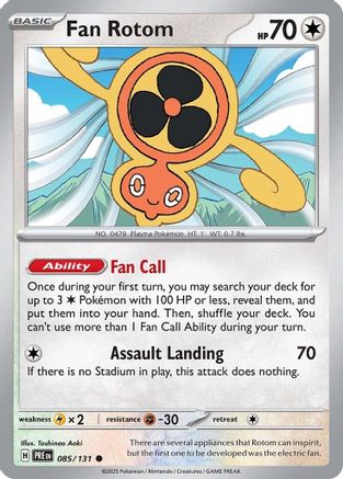 Fan Rotom 085/131 - SV Prismatic Evolutions Reverse Holofoil