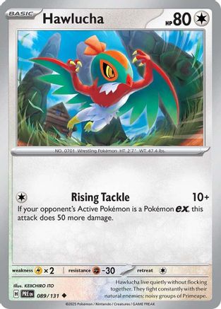 Hawlucha 089/131 - SV Prismatic Evolutions Reverse Holofoil