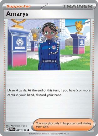 Amarys 093/131 - SV Prismatic Evolutions Reverse Holofoil