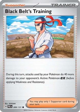 Black Belt's Training 099/131 - SV Prismatic Evolutions Reverse Holofoil