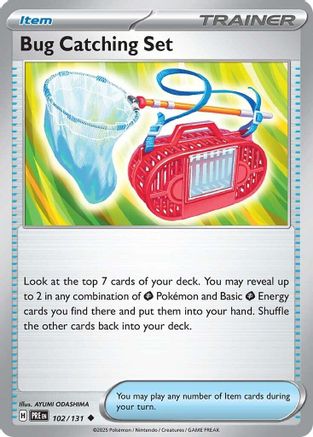 Bug Catching Set 102/131 - SV Prismatic Evolutions Reverse Holofoil