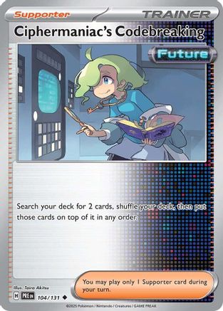 Ciphermaniac's Codebreaking 104/131 - SV Prismatic Evolutions Reverse Holofoil