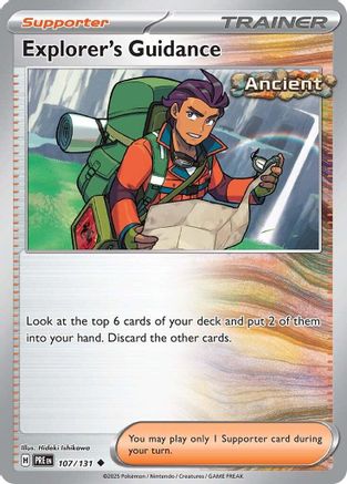 Explorer's Guidance 107/131 - SV Prismatic Evolutions Reverse Holofoil