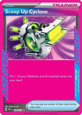 Scoop Up Cyclone 128/131 - SV Prismatic Evolutions Holofoil
