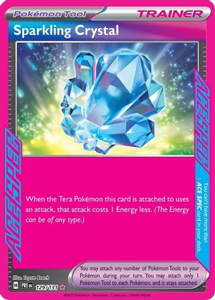 Sparkling Crystal 129/131 - SV Prismatic Evolutions Holofoil