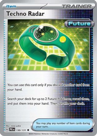Techno Radar 130/131 - SV Prismatic Evolutions Reverse Holofoil