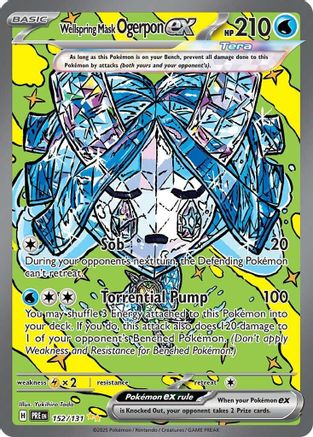 Wellspring Mask Ogerpon ex 152/131 - SV Prismatic Evolutions Holofoil