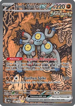 Sandy Shocks ex 159/131 - SV Prismatic Evolutions Holofoil