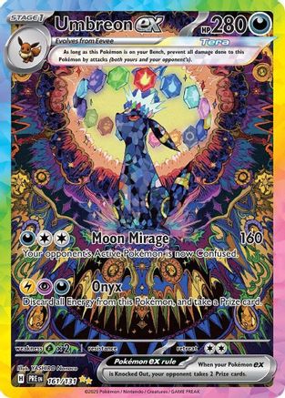 Umbreon ex 161/131 - SV Prismatic Evolutions Holofoil