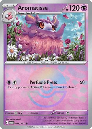 Aromatisse (Poke Ball Pattern) 039/131 - SV Prismatic Evolutions Holofoil