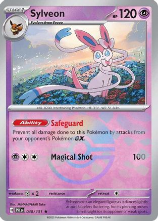 Sylveon (Poke Ball Pattern) 040/131 - SV Prismatic Evolutions Holofoil