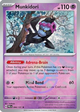 Munkidori (Poke Ball Pattern) 044/131 - SV Prismatic Evolutions Holofoil