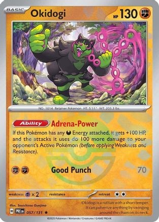 Okidogi (Poke Ball Pattern) 057/131 - SV Prismatic Evolutions Holofoil