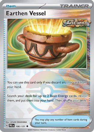 Earthen Vessel (Poke Ball Pattern) 106/131 - SV Prismatic Evolutions Holofoil