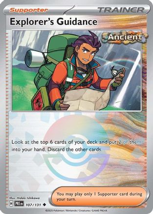 Explorer's Guidance (Poke Ball Pattern) 107/131 - SV Prismatic Evolutions Holofoil