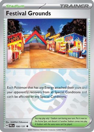 Festival Grounds (Poke Ball Pattern) 108/131 - SV Prismatic Evolutions Holofoil