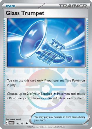 Glass Trumpet (Poke Ball Pattern) 110/131 - SV Prismatic Evolutions Holofoil