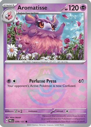 Aromatisse (Master Ball Pattern) 039/131 - SV Prismatic Evolutions Holofoil