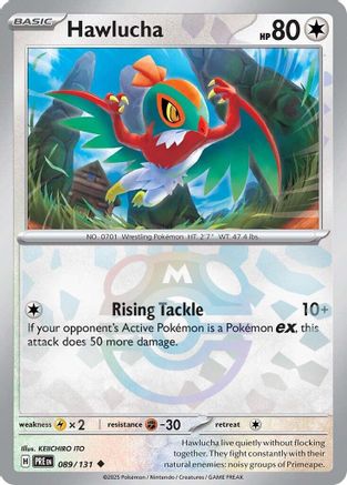 Hawlucha (Master Ball Pattern) 089/131 - SV Prismatic Evolutions Holofoil