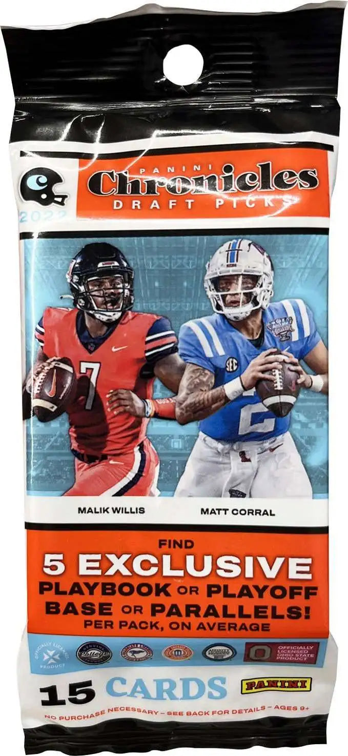 2022 Panini Chronicles Draft Picks Football Value Pack