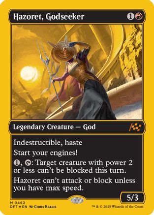 Hazoret, Godseeker (DFT-462) - Aetherdrift Foil