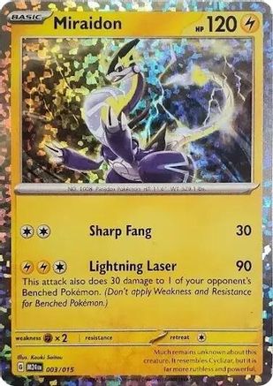 Miraidon 003 - McDonalds Promos 2024 Holofoil