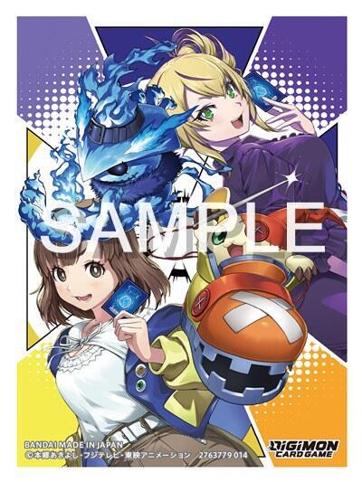 Digimon: Official Card Sleeves - Arisa Kinosaki and Violet Inboots (60-Pack)
