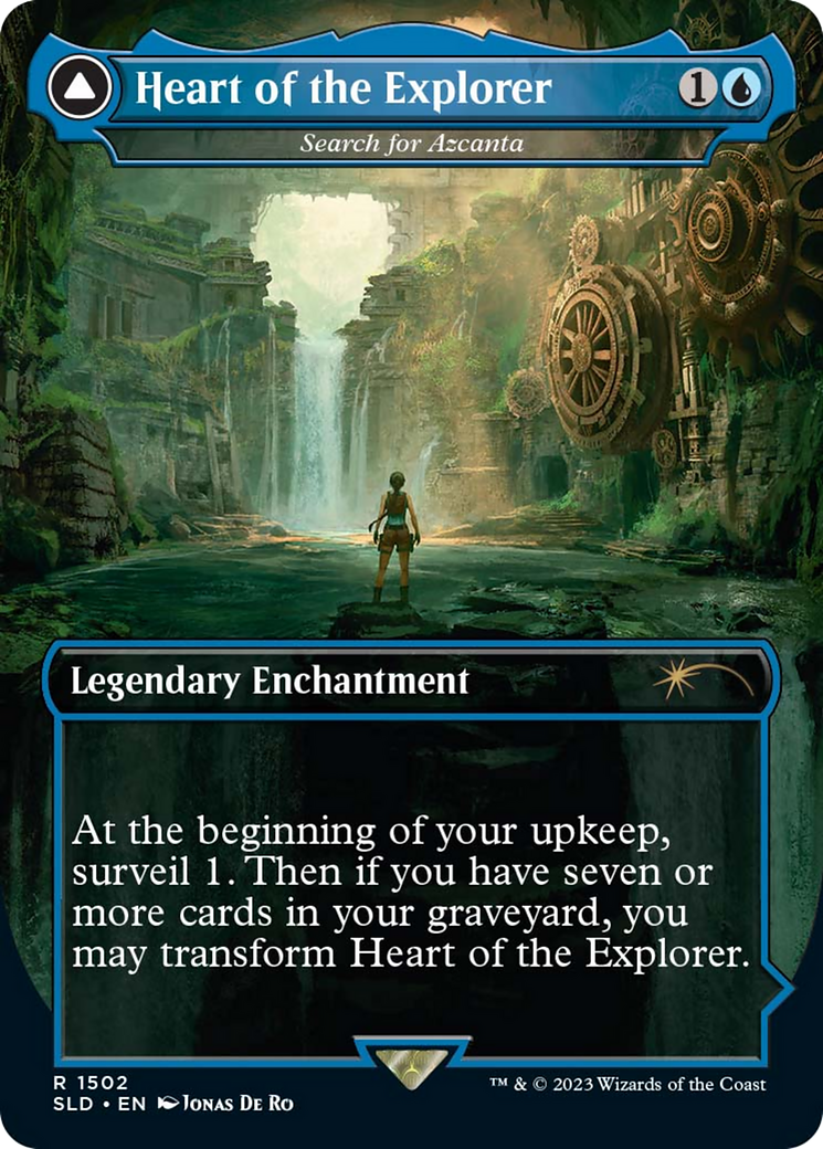 Search for Azcanta // Azcanta, the Sunken Ruin (SLD-1502) - Secret Lair Drop (Borderless) Foil
