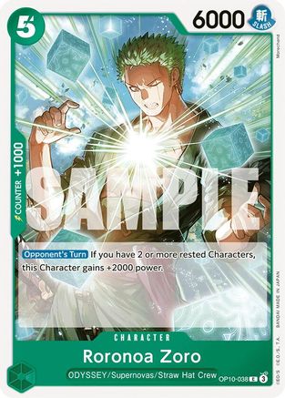 Roronoa Zoro (038) (OP10-038) - Royal Blood