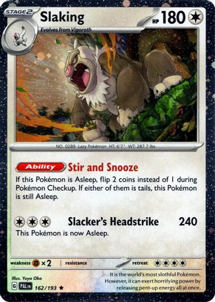Slaking (Cosmos Holo) 162/193 - Miscellaneous Cards & Products Holofoil