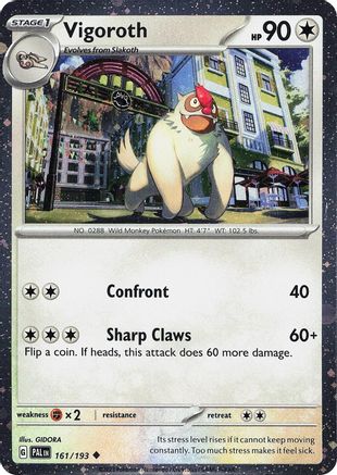Vigoroth (Cosmos Holo) 161/193 - Miscellaneous Cards & Products Holofoil