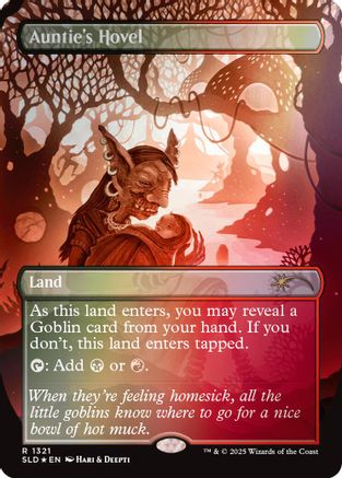 Auntie's Hovel (Rainbow Foil) (SLD-1321) - Secret Lair Drop Series Foil