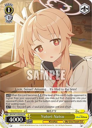 Yutori Natsu (SR) (BAV/W112-E030S SR) - Blue Archive
