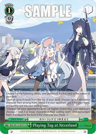 Playing Tag at Neverland (BAV/W112-E073 U) - Blue Archive