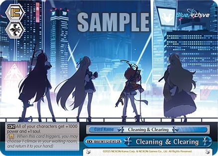 Cleaning & Clearing (BAV/W112-E141 CR) - Blue Archive