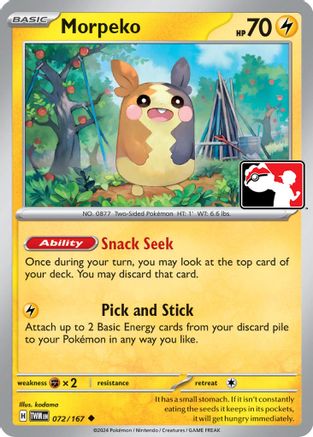 Morpeko -167 072 - Prize Pack Series Cards