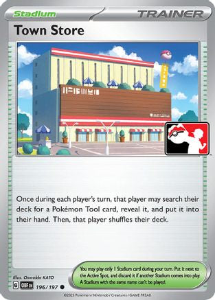 Town Store 196/197 - Prize Pack Series Cards Holofoil
