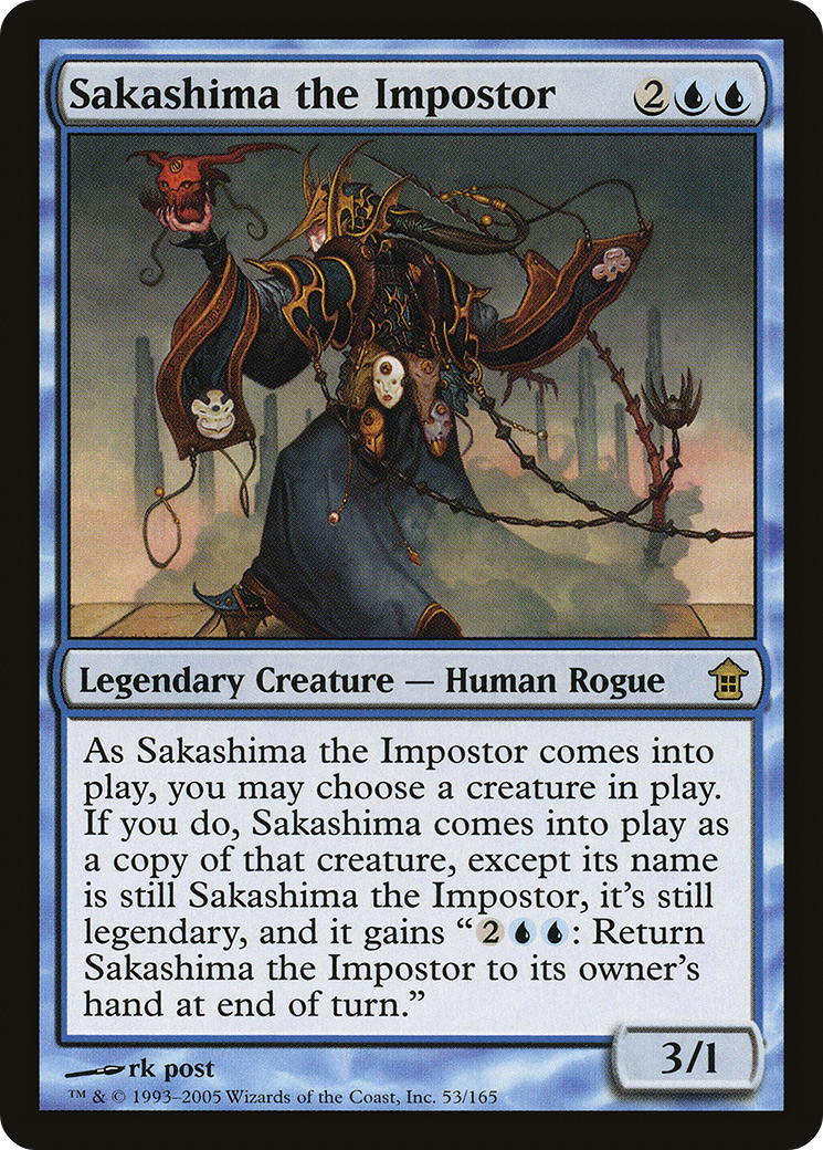 Sakashima the Impostor (SOK-053) - Saviors of Kamigawa