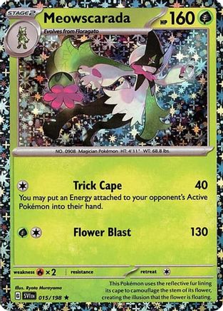 Meowscarada 015/198 - Miscellaneous Cards & Products - Holofoil