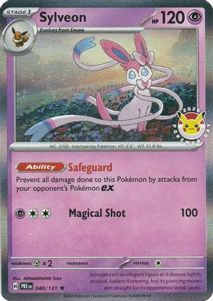 Sylveon — (Pokemon Day) 040/131 - Miscellaneous Cards & Products Holofoil