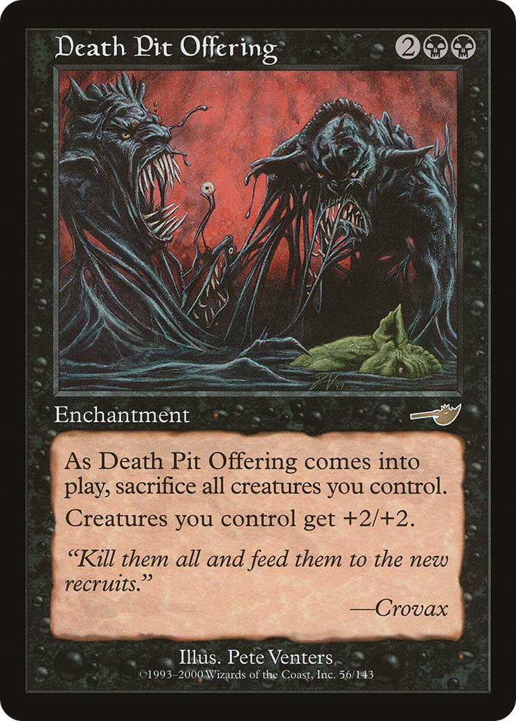 Death Pit Offering (NMS-056) - Nemesis Foil