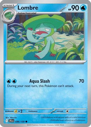 Lombre 036/159 - SV09 Journey Together Reverse Holofoil