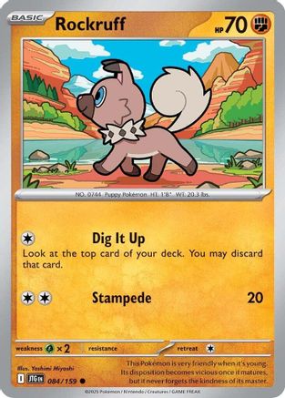 Rockruff 084/159 - SV09 Journey Together