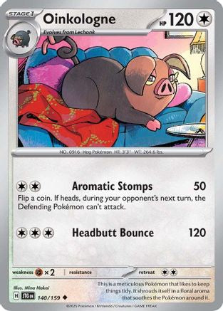Oinkologne 140/159 - SV09 Journey Together Reverse Holofoil