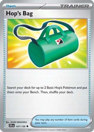 Hop's Bag 147/159 - SV09 Journey Together Reverse Holofoil