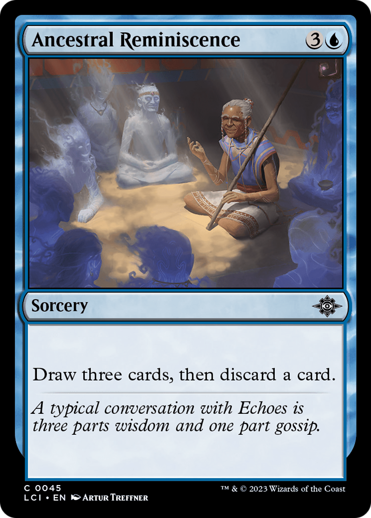 Ancestral Reminiscence (LCI-045) - The Lost Caverns of Ixalan Foil
