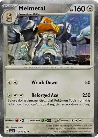 Melmetal (Cosmos Holo) 104/142 - Miscellaneous Cards & Products Holofoil