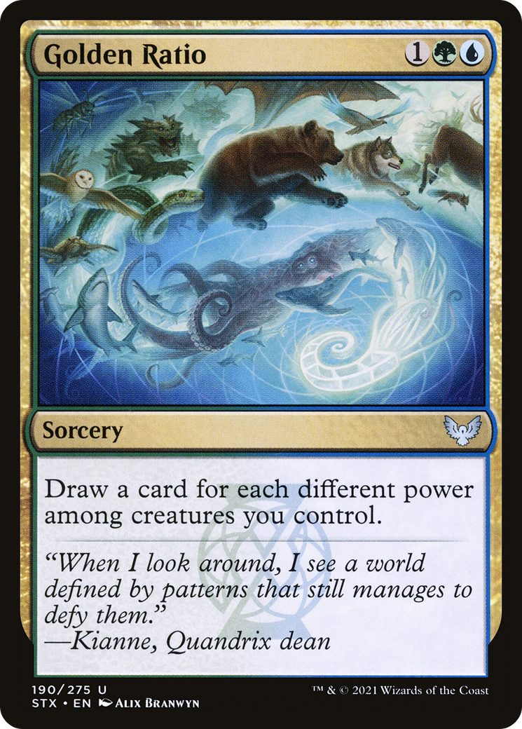 Golden Ratio (STX-190) - Strixhaven: School of Mages Foil