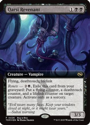 Qarsi Revenant (Extended Art) (BABP-426) - Buy-A-Box Promos Foil